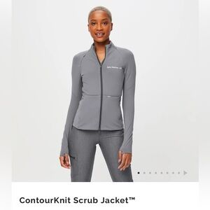 FIGS Contourknit Jacket Graphite XS
